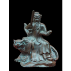 Статуэтка Бог Богатства на тигре Медный сплав