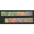 Король Густав V. Стандартный выпуск. Швеция. 1939-1942. Серия 15 марки