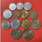 Чехословакия 13 разных монет