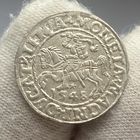 Паўгрош / полугрош 1548 г., Вильно, Сигизмунд Август. Штемпельный блеск! Очень красивая монета!