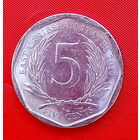 16-09 Восточные Карибы, 5 центов 2010 г.