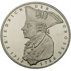 Германия 5 марок, 1986 200 лет со дня смерти Фридриха II Великого UNC капсула