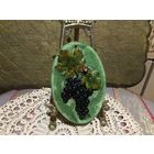 Панно Виноград Керамика Франция винтаж