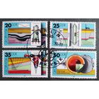 Марки Германия 1980 год Геофизика Серия из 4-х марок