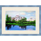 Картина акрилом Новая Зеландия распродажа