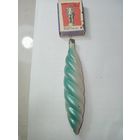 Игрушка на ёлку , Сосулька , винтаж , стекло , СССР . С 80 копеек