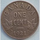 Канада 1 цент 1921 г.