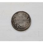 Нидерланды  10 центов  1897.  Wilhelmina I, серебро, нечастая