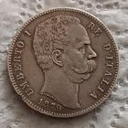 Италия 5 лир 1879