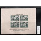 СССР-1944, (Заг.Бл.4) гаш.,  Война, Освобождение Ленинграда