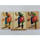 Значок. Ну, погоди! Волк лыжник. САЗ. цена за 1 шт.