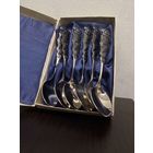 Набор чайных ложек на 6 персон с ручками в виде цветков , Казаковское производственное ювелирное объединение СССР