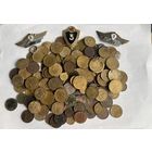 Сборный лот монет СССР различных годов+ 3 значка классности! С рубля