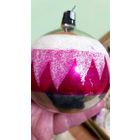 Ёлочная игрушка. Красивый шар с посыпкой.  К