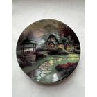 Тарелка декоративная 100мм     фарфор