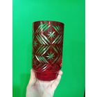 Ваза СССР красного цвета