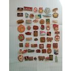 Значки ВОВ , флот , ВС СССР , более 50 штук .