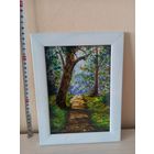 Картина на холсте маслом, пейзаж