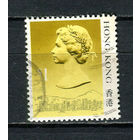 Британский Гонконг - 1987/1991 - Королева Елизавета II 1$ - [Mi.514I] - 1 марка. Гашеная.  (LOT AH25)