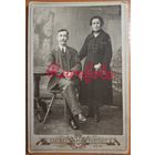 1926 Кабинет-портрет семейная пара студийное фото подписана типажи ретро