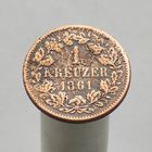 Германия Баден 1 крейцер 1861