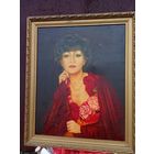 Картина .Портрет.Эдита Пьеха.Автограф!!