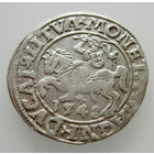 Полугрош 1548, Жигимонт Август, Вильно. Арабская единица в начале даты, окончание легенд: Ав - LI, Рв - LITVA. Остатки штемпельного блеска, коллекционное состояние