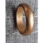 Кольцо обручальное позолота Au, винтаж, бижутерия.