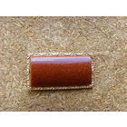 Брошь СССР . Камень Золотой песок , авантюрин