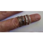 Серебряные Кольца 4 штуки.20 мм.