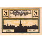 Восточная Пруссия, Инстербург (Черняховск), нотгельд 3 марки, 1922 г., aUNC, не частые