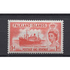 Фолклендские острова /Falkland Islands 1955** Грузовое судно-рефрижератор "Фицрой", Королева Елизавета II Mi#118