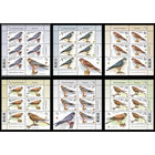 Беларусь 2021  6 Малых листов "Птицы Беларуси. Соколы" MNH