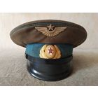 Фуражка офицерская. Размер - 52. СССР, ВВС, 1960 год.