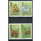Великобритания - 1981г. - бабочки - 4 марки - полная серия, MNH [Mi 875-878]. #3-GB-Z-1-13