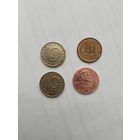 Российская, Болгарская, Американская монеты