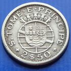 Сан-Томе и Принсипи.  2.5 эскудо 1962 год  KM#19  Тираж: 140.000 шт