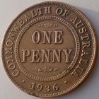 Австралия, 1 пенни 1936 года, Георг V, KM#23, последний год чекана