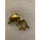 Брошь Дельфины Германия винтаж
