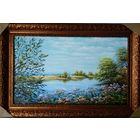 Картина маслом "Летний полдень