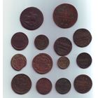 Монеты, 14 шт., сборный.