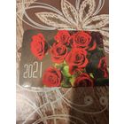 Календарик,цветы,2021