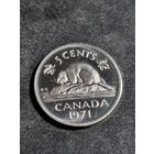 Канада 5 центов 1971 Unc