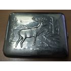 Портсигар СССР 1950-ые. МосШтамп. Мельхиор