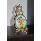 Керамическое, декоративное, настенное панно "Подсолнухи", "Винсент Ван Гог", клеймо, Goebel.