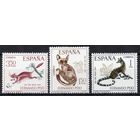 Испанская колония Фернандо По 1967. Фауна. 3 марки Mi 255-57