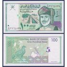 Оман, 100 байса 1995 г., P-31 (султан Кабус бин Саид, кафрский орёл и белый орикс), UNC