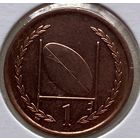 Остров Мэн 1 пенни 1998 г. В холдере
