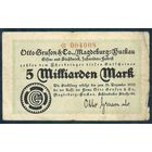 Германия (Magdeburg), 5 миллиардов марок 1923 год.