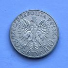 Монета СЕРЕБРО Польша 10 злотых 1932 год Ядвига ОТЛИЧНЫЕ